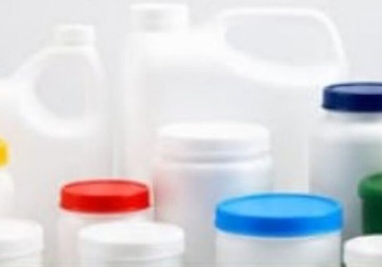 Blow-moulded plastic bottles and containers