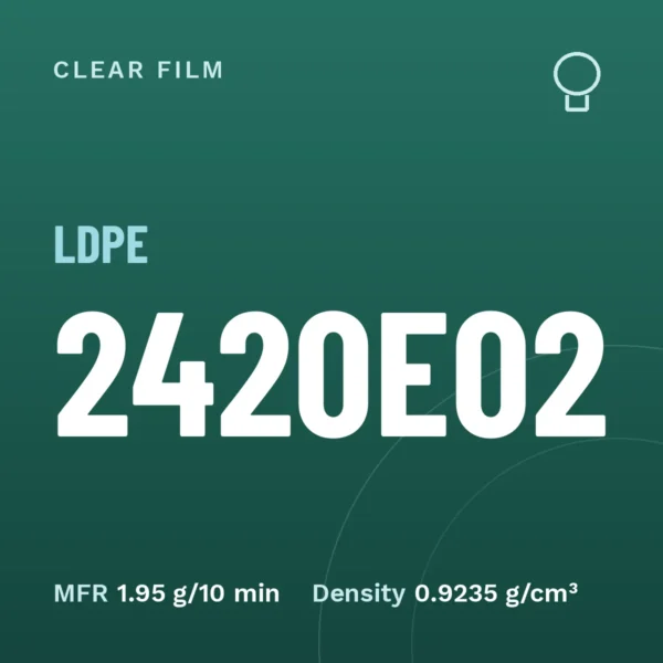 LDPE 2420E02 – clear film grade from Iran, Rabin Polymer