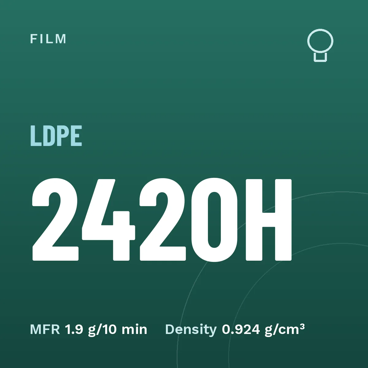 LDPE 2420H – grade tile LDPE 2420H – film grade from Iran, Rabin Polymer