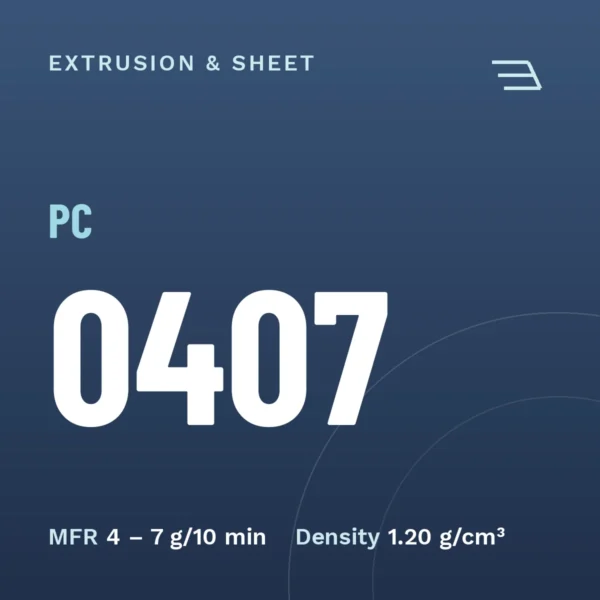 PC 0407 – extrusion & sheet grade from Iran, Rabin Polymer