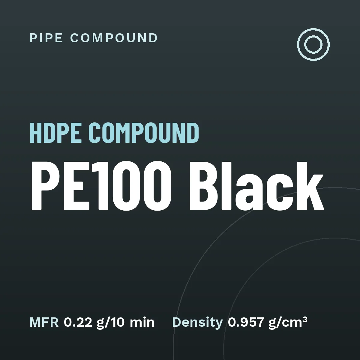 HDPE compound PE100 Black – grade tile HDPE compound PE100 Black – pipe compound grade from Iran, Rabin Polymer